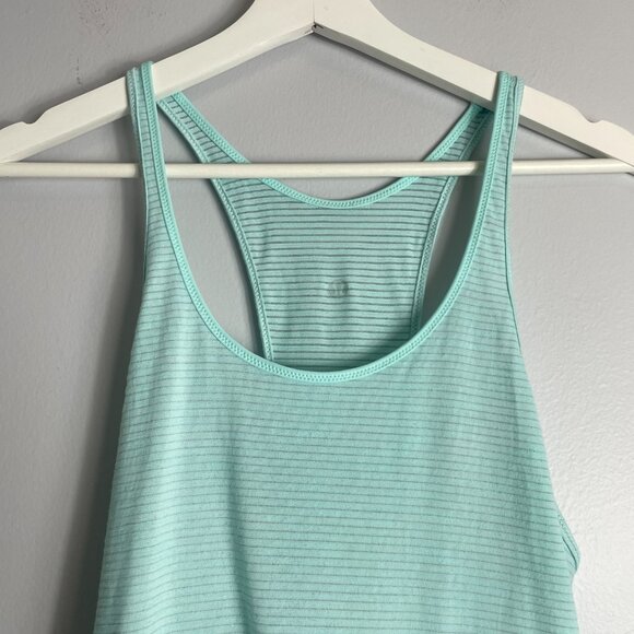 Lululemon What The Sport Singlet Tank Top in Heathered Tranquil Blue - Picture 10 of 15